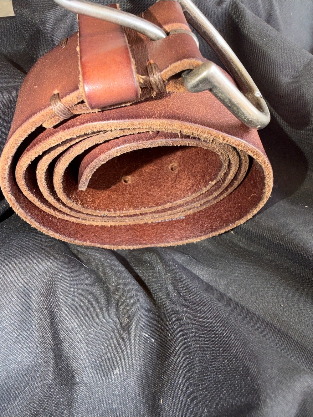 American Eagle Outfitters Women's Brown Leather Casual Belt XS/S Buckle